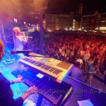 Sängerin Irina Kühn spielt live u.a. mit der Band PARTYBLUES